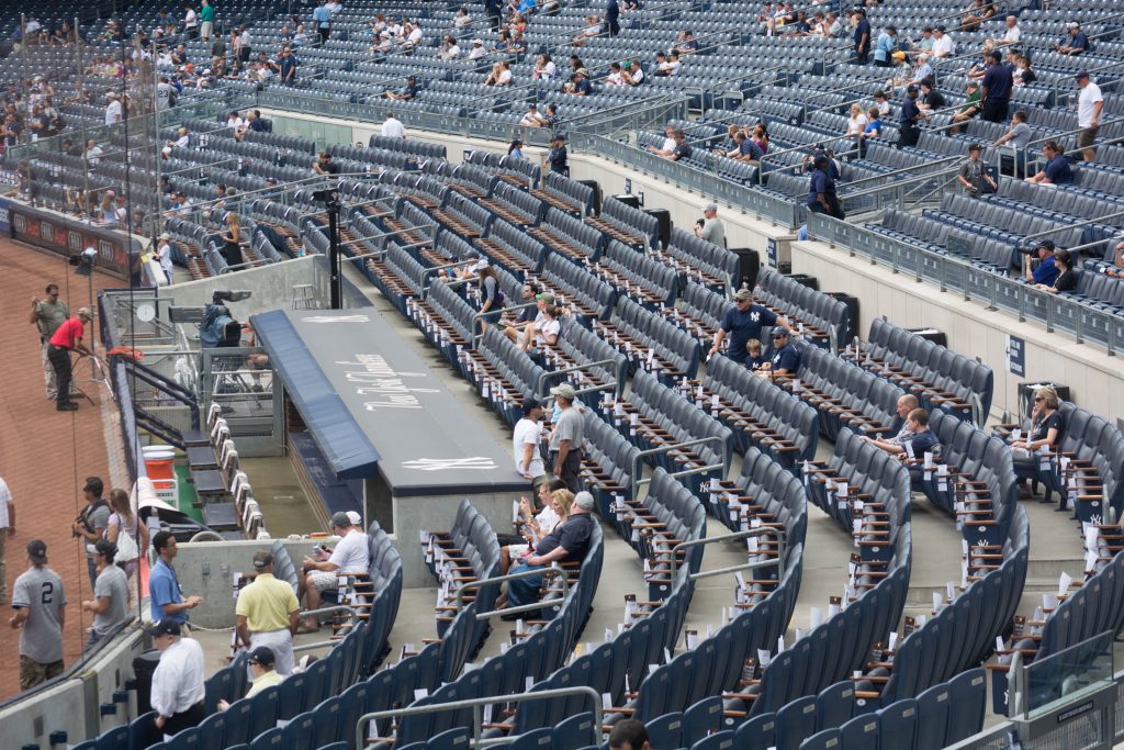 Best View at Yankee Stadium - Legends Suite