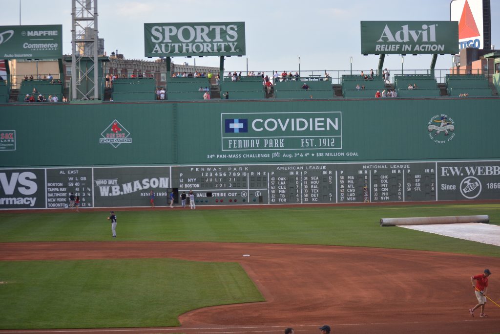 Best Seats at Fenway Park stare out onto the Green Monster all day