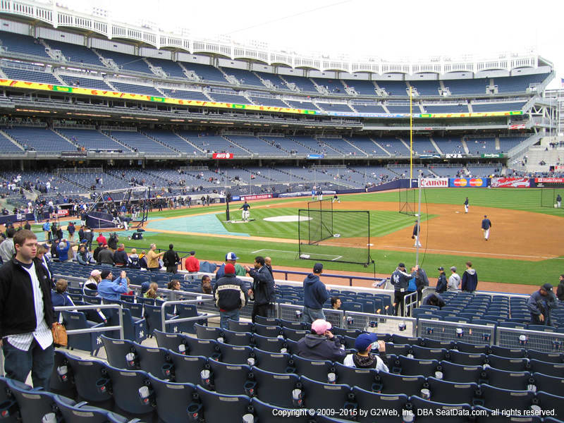 One of the Best Views at Yankee Stadium - Section 114B