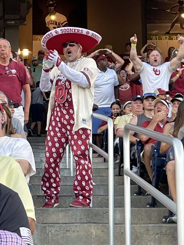 Passionate Fans at College World Series